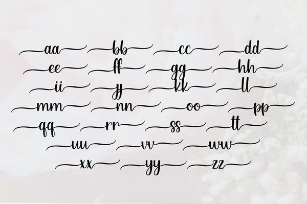 Darling Dearest, a calligraphy script font