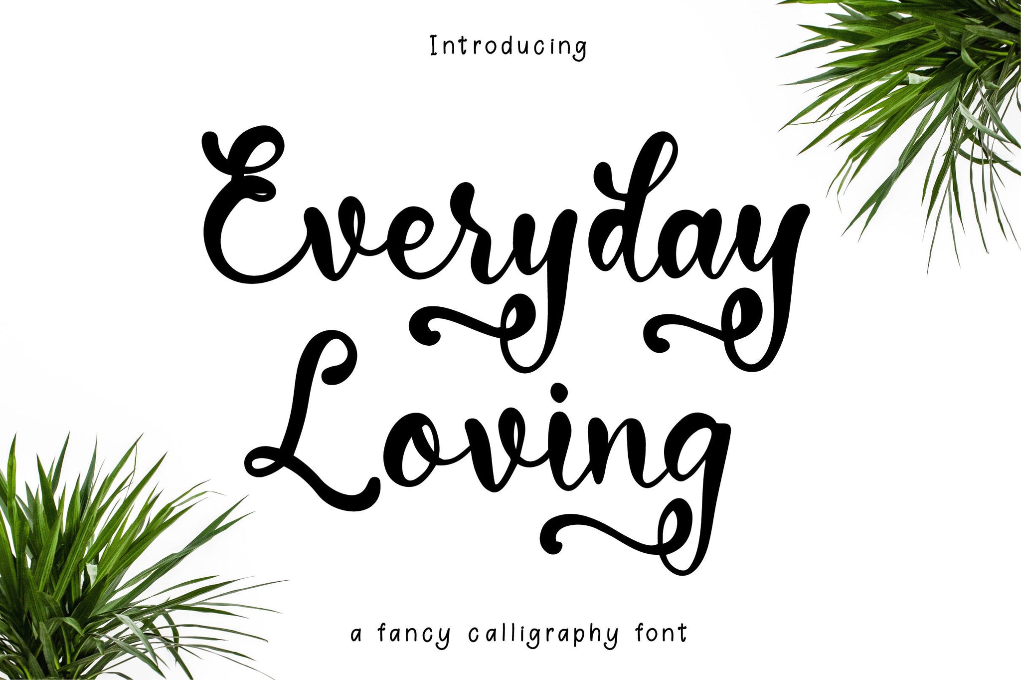 Everyday Loving Modern Calligraphy Font