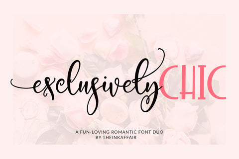 Exclusively Chic Font Duo