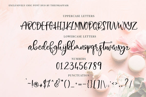 Exclusively Chic Font Duo