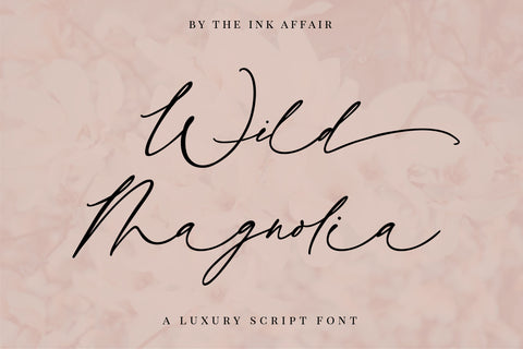 Wild Magnolia Luxury Script Font
