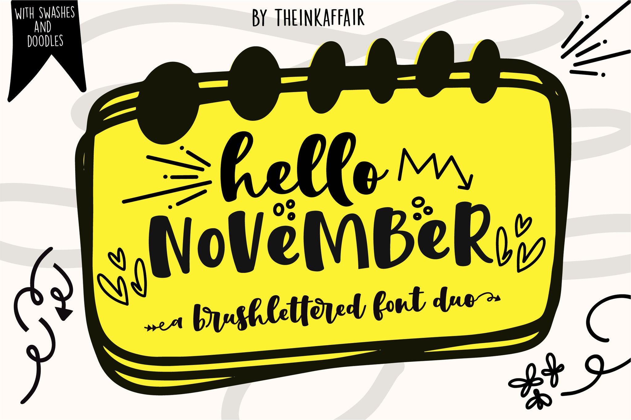 Hello November Font Duo